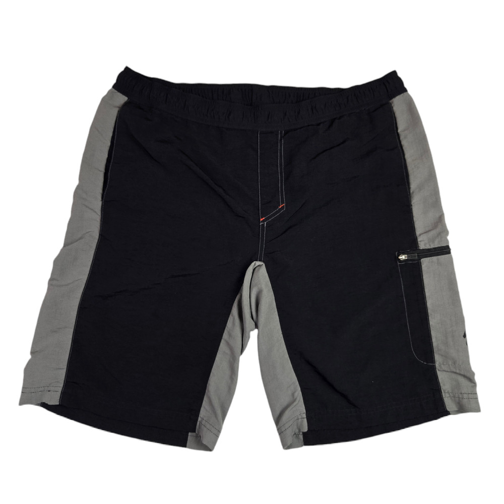 Mens Specialized Outdoor Mountain Bike Cycling Utility Black Nylon Shorts Size M